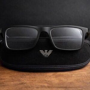 NEW Emporio Armani Black Optical Frames EA4115 + Case